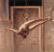 Eugene Jansson ring gymnast no.2 Sweden oil painting artist